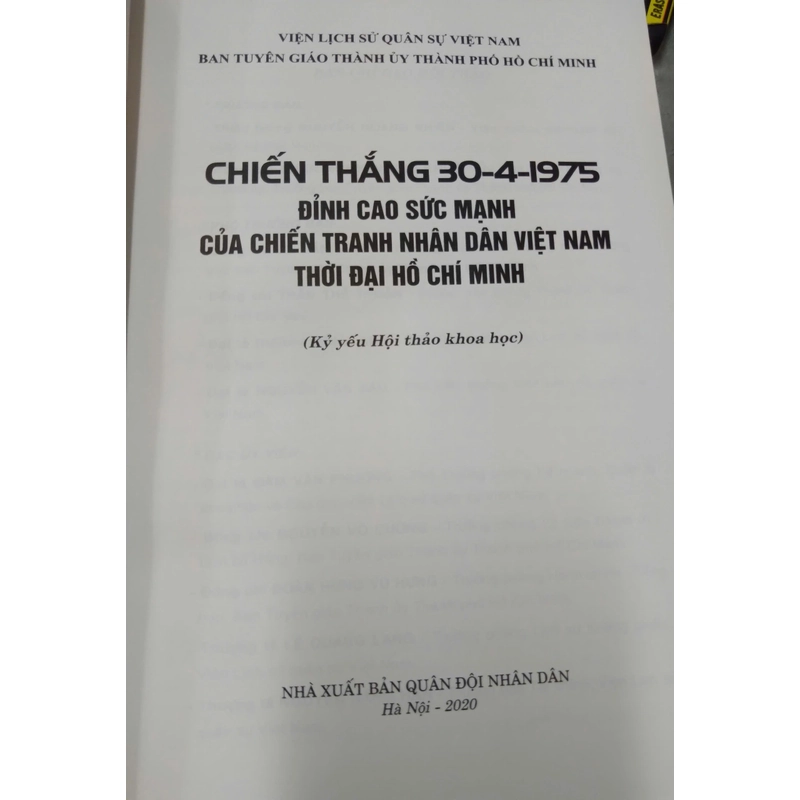 Chiến Thắng 30-4-1975 Đỉnh Cao Sức Mạnh Của Chiến Tranh Nhân Dân Việt Nam Thời Đại HCM 497224