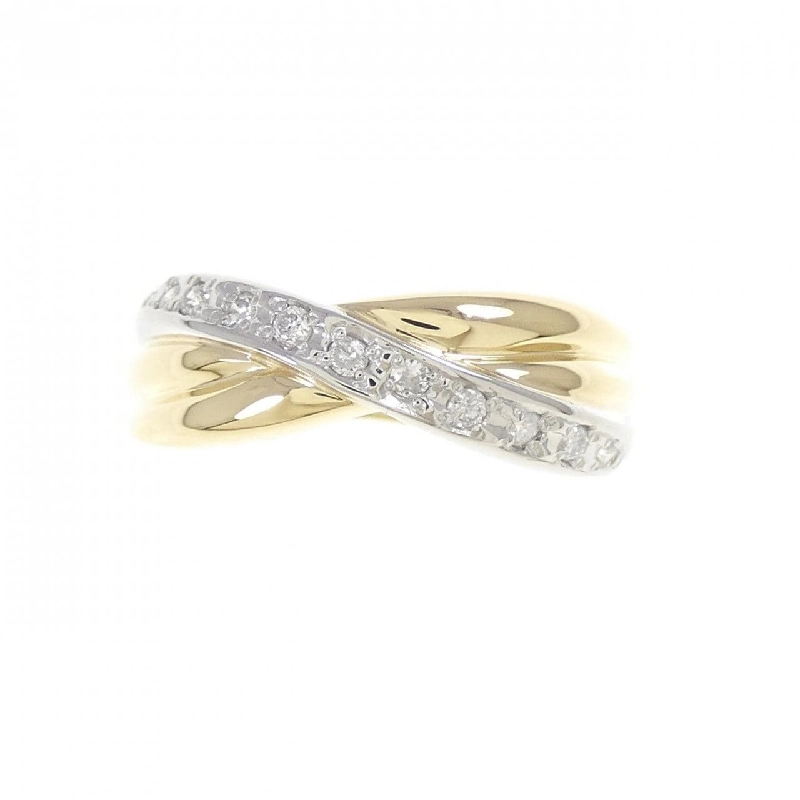 Nhẫn kim cương K18YG/PT900 0.11CT - Hàng hiệu chính hãng 854287