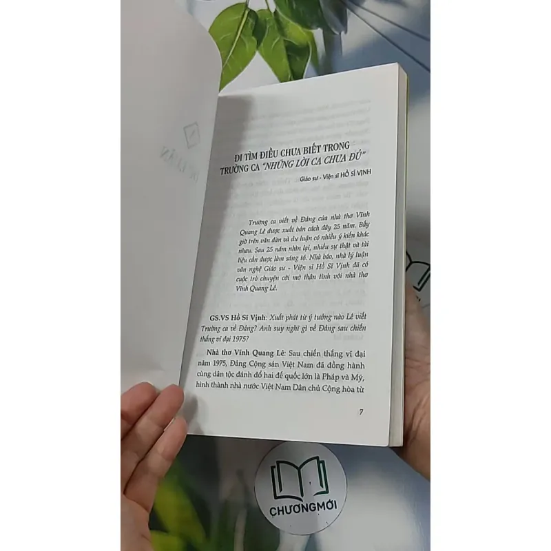 Đi tìm điều chưa biết trong trường ca " Những lời ca chưa đủ " - GS Hồ Sỹ Vịnh 688667