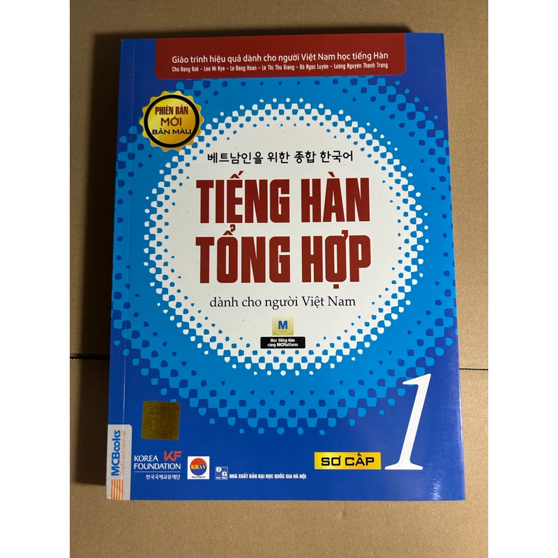 Tiếng hàn tổng hợp dành cho người Việt Nam 1 Bản màu 550832