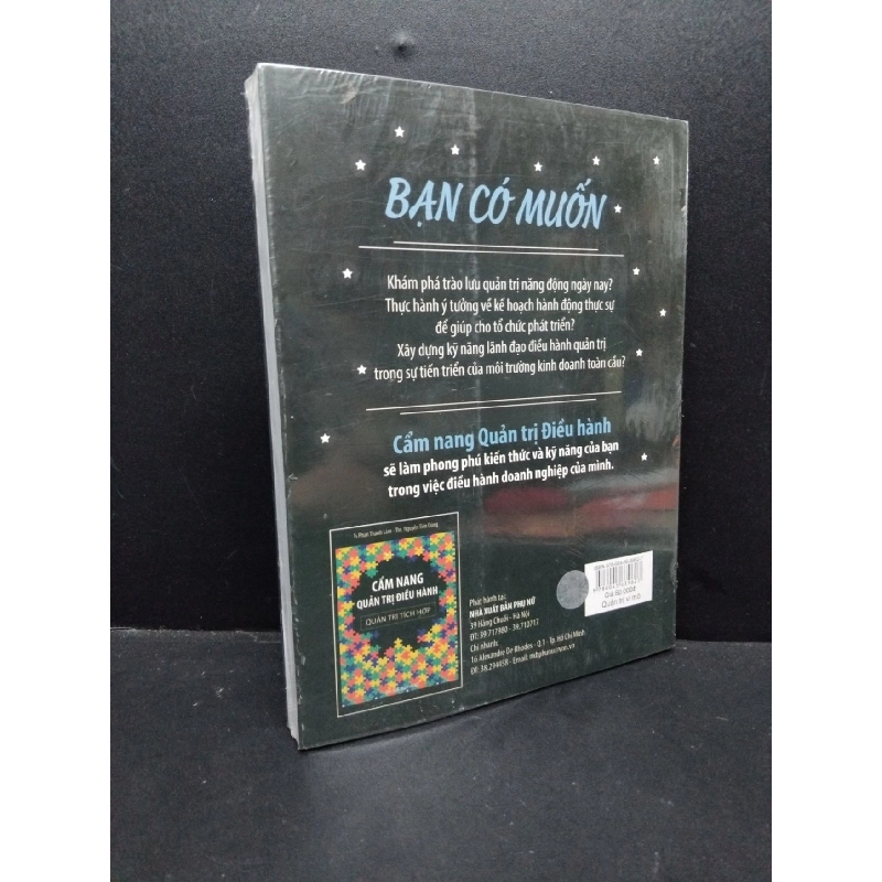 Cẩm nang quản trị điều hành quản trị vi mô mới 95% còn seal HCM1209 Ts.Phan Thanh Lâm và Ths.Nguyễn Tiến Dũng QUẢN TRỊ 925208