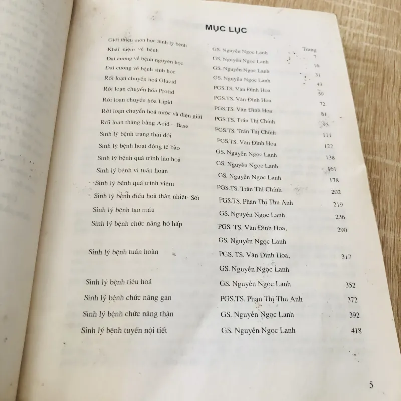 SINH LÝ BỆNH HỌC 975769