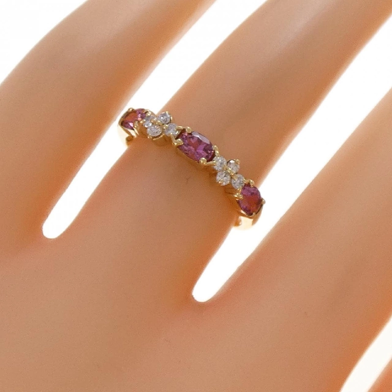 Nhẫn Tourmaline Hoa K18YG - Hàng hiệu Chính hãng 846089