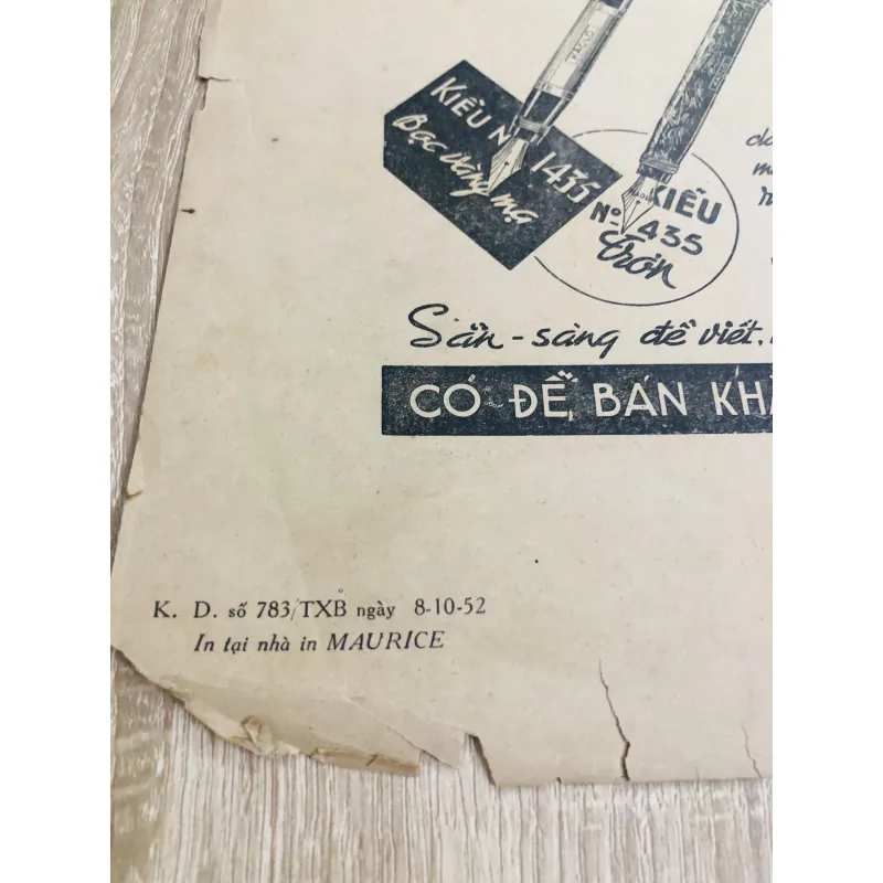 Tờ quảng cáo như hình 1952 994277