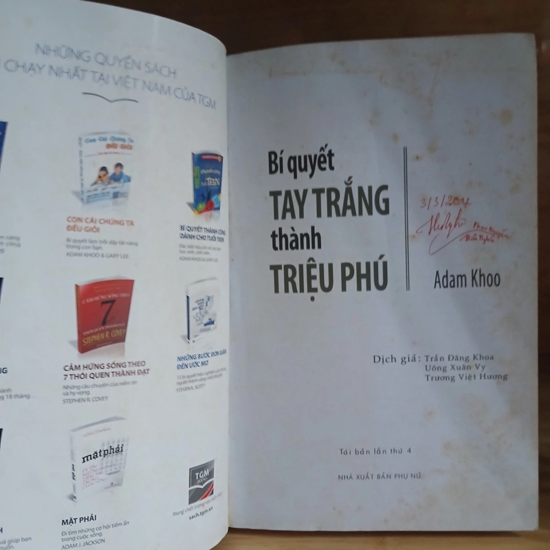 Bí Quyết Tay Trắng Thành Triệu Phú - Adam Khoo 477825