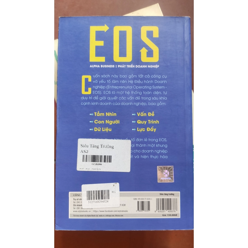 Siêu Tăng Trưởng - Ứng Dụng EOS - Gino Wickman 303605