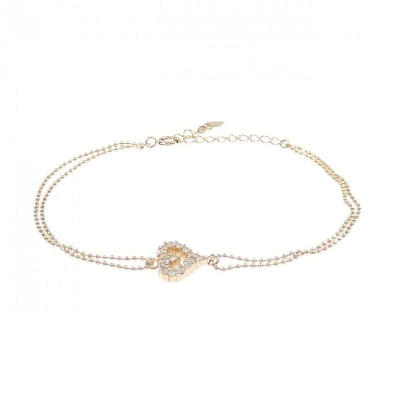 K14PG Vòng tay kim cương hình trái tim 0.20CT - Hàng hiệu Chính hãng 871715