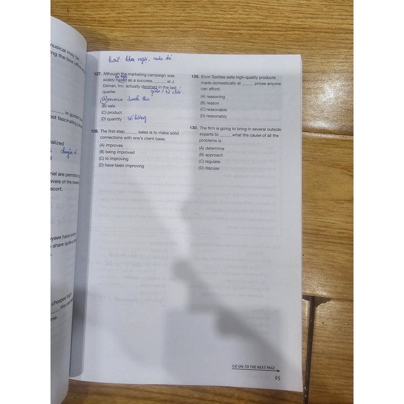 New toeic 700 (Sách tiếng anh) đã có dùng một số trang 528908