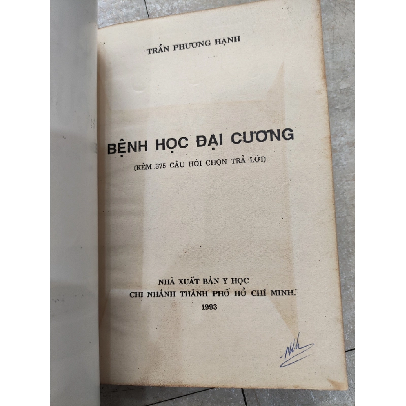 Bệnh Học Đại Cương - Trần Phương Hạnh 507101