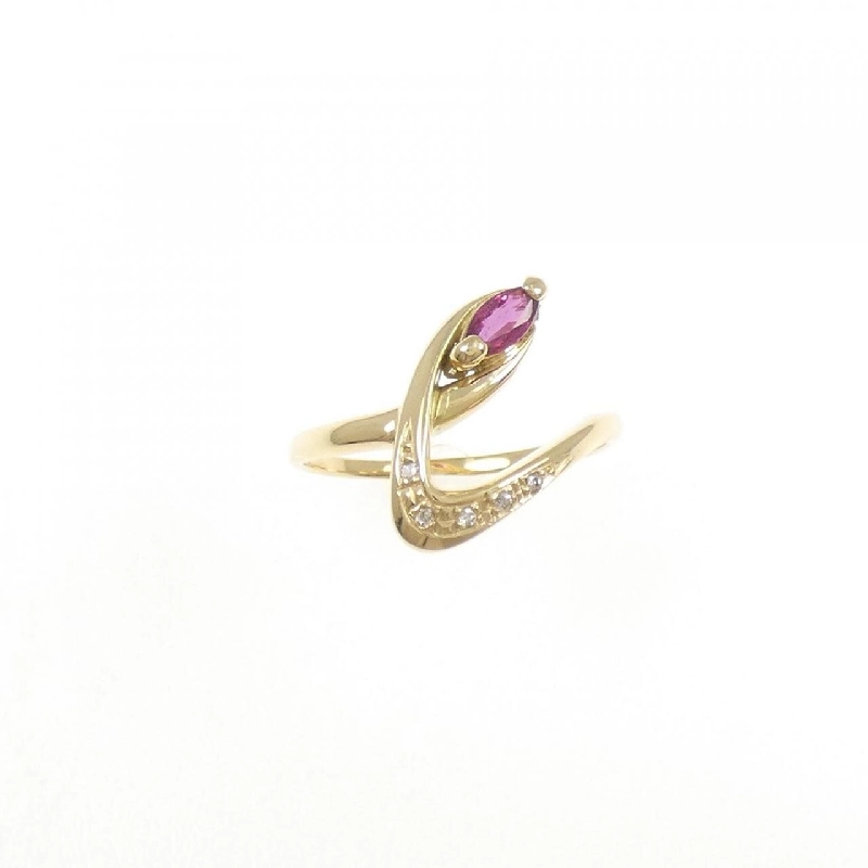 Nhẫn Ruby K18YG - Hàng hiệu Chính hãng 851853