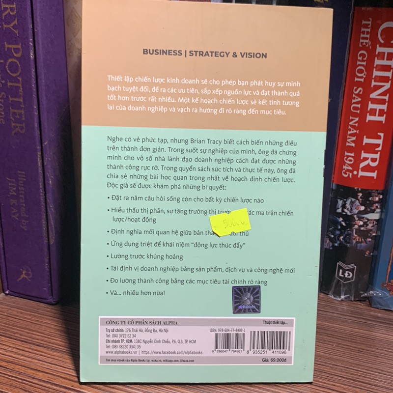 Thuật Thiết Lập Chiến Lược Kinh Doanh (Tái Bản 2018)-Brian Tracy 175099