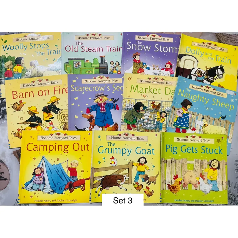 𝐔𝐬𝐛𝐨𝐫𝐧𝐞 𝐅𝐚𝐫𝐦𝐲𝐚𝐫𝐝 𝐓𝐚𝐥e Cuộc sống vui nhộn ở nông trại set 3 706190