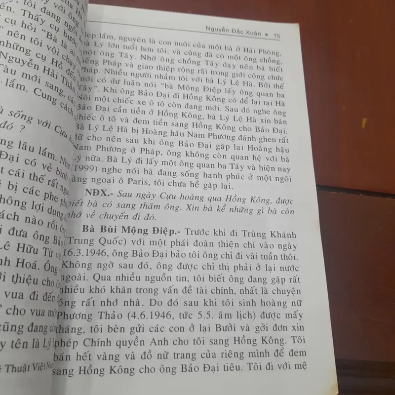 Hỏi chuyện đời bà "thứ phi" Mộng Điệp với cựu hoàng Bảo Đại 590500