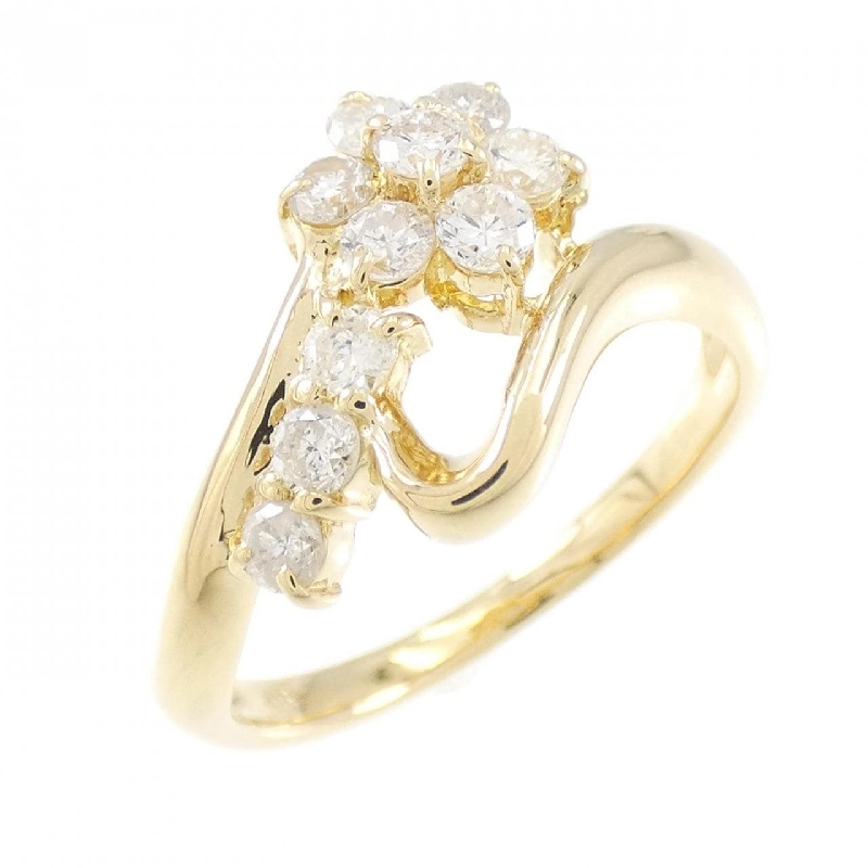 Nhẫn kim cương hoa K18YG 0.50CT - Hàng hiệu chính hãng 855476
