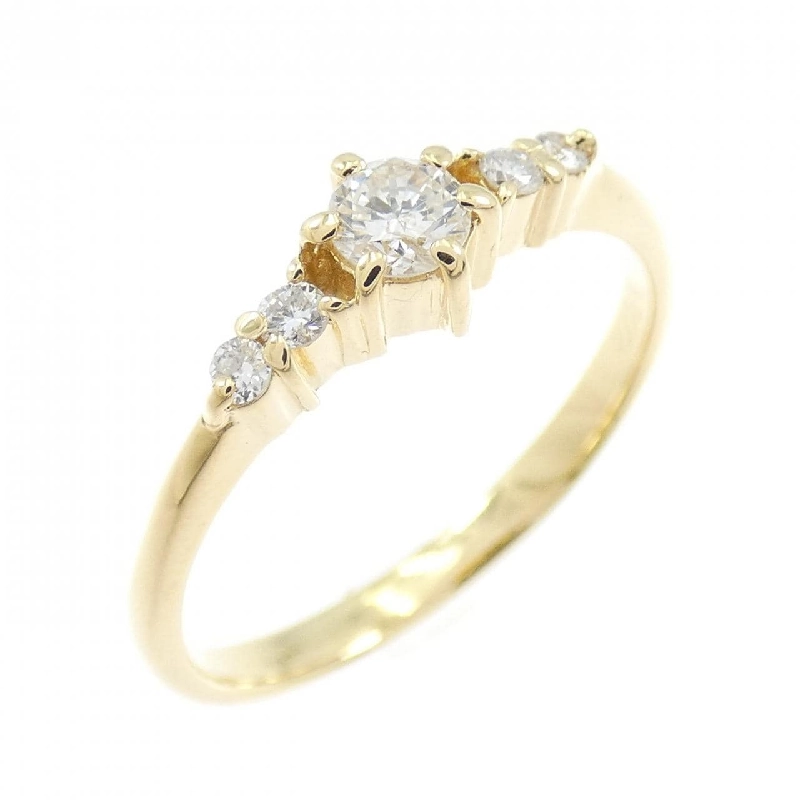 Nhẫn kim cương K18YG 0.22CT - Hàng hiệu Chính hãng 850121