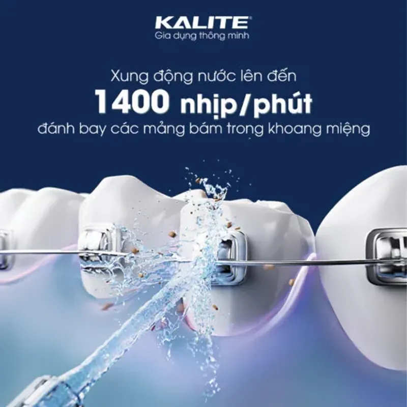 KHF06 Kalite 💧 tia nước mạnh mẽ – vệ sinh kỹ kẽ răng – nướu khỏe mạnh 707017