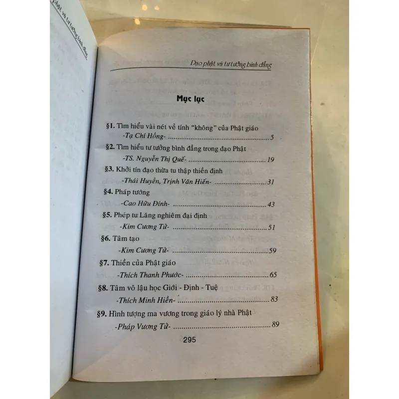 ĐẠO PHẬT VÀ TƯ TƯỞNG BÌNH ĐẲNG - NHIỀU TÁC GIẢ 783882