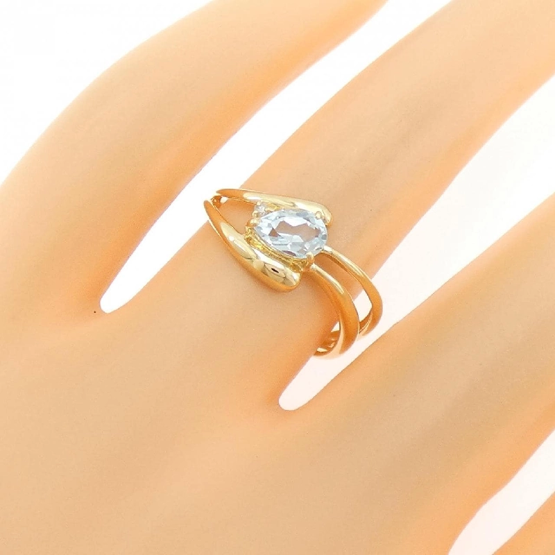 Nhẫn Blue Topaz K18YG - Hàng hiệu Chính hãng 849915