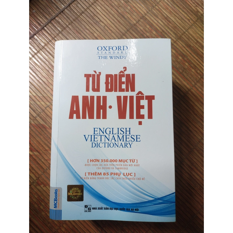 Từ Điển Anh Việt hơn 350.000 mục từ và thêm 85 phụ lục 272727