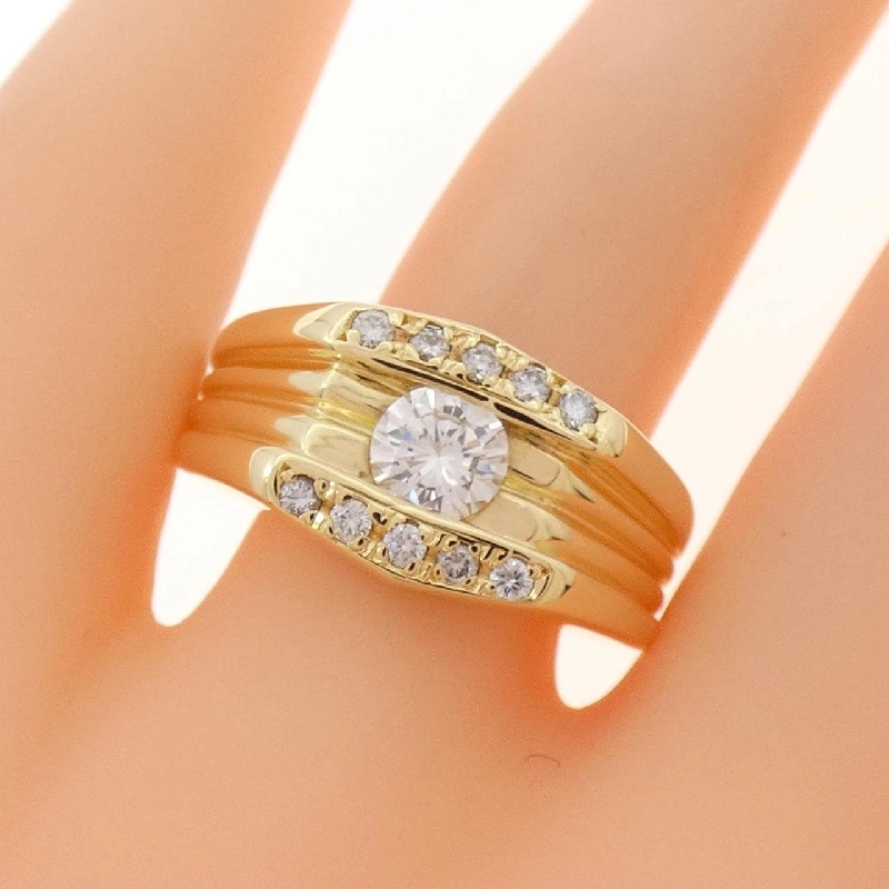 Nhẫn kim cương K18YG 0.508CT - Hàng hiệu Chính hãng 849631