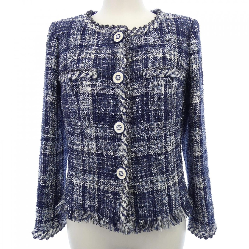 Áo khoác không cổ CHANEL P58382V44202 - Hàng hiệu Authentic 814412