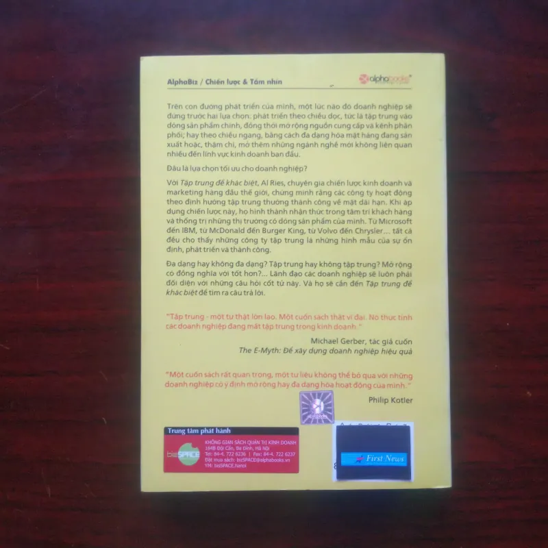 [Sách Quản Trị] Focus - Tập Trung Để Khác Biệt (Al Ries) 1006105