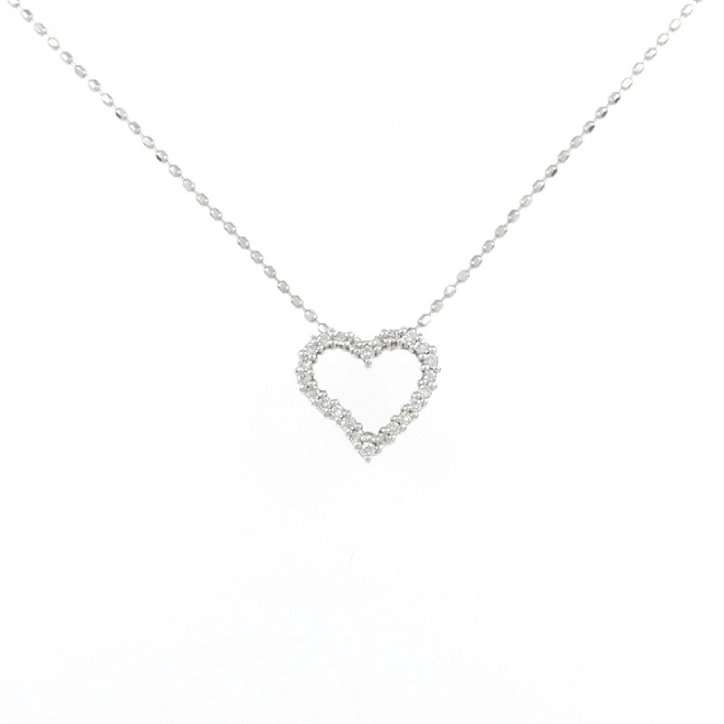 K10WG Dây chuyền kim cương hình trái tim 0.10CT - Hàng hiệu Chính hãng 859390