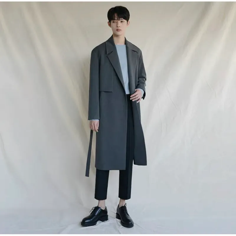 Áo khoác dáng dài ngang gối phong cách Hàn Quốc mùa thu MRCYC dành cho nam 996539