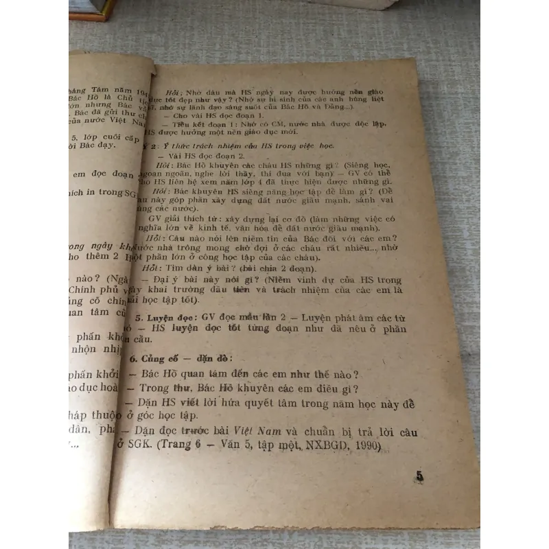 Hướng dẫn giảng dạy văn lớp 5 975918