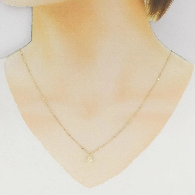 K18YG Dây chuyền kim cương 0.302CT - Hàng hiệu Chính hãng 857842