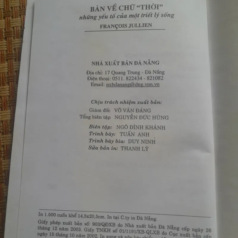 BÀN VỀ CHỮ THỜI 756844