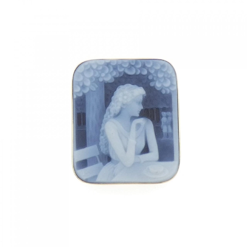 K18YG Mặt dây chuyền ngọc bích - Hàng hiệu Authentic 869702