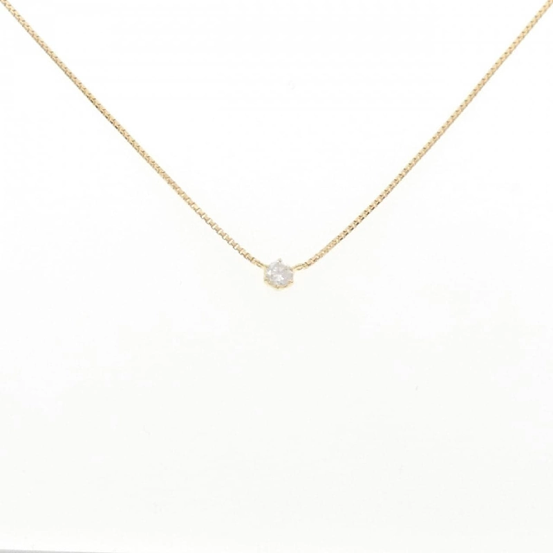 K18YG Solitaire Dây chuyền kim cương 0.15CT - Hàng hiệu Chính hãng 859595