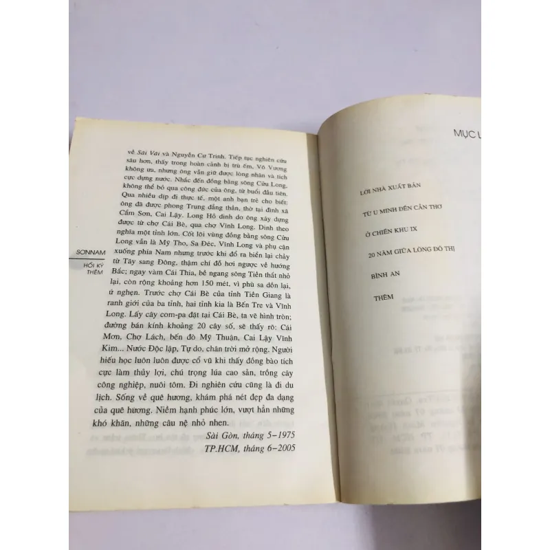 SƠN NAM – TỪ U MINH ĐẾN CẦN THƠ Ở CHIẾN KHU 9 · 20 NĂM GIỮA LÒNG ĐÔ THỊ · BÌNH AN 751204