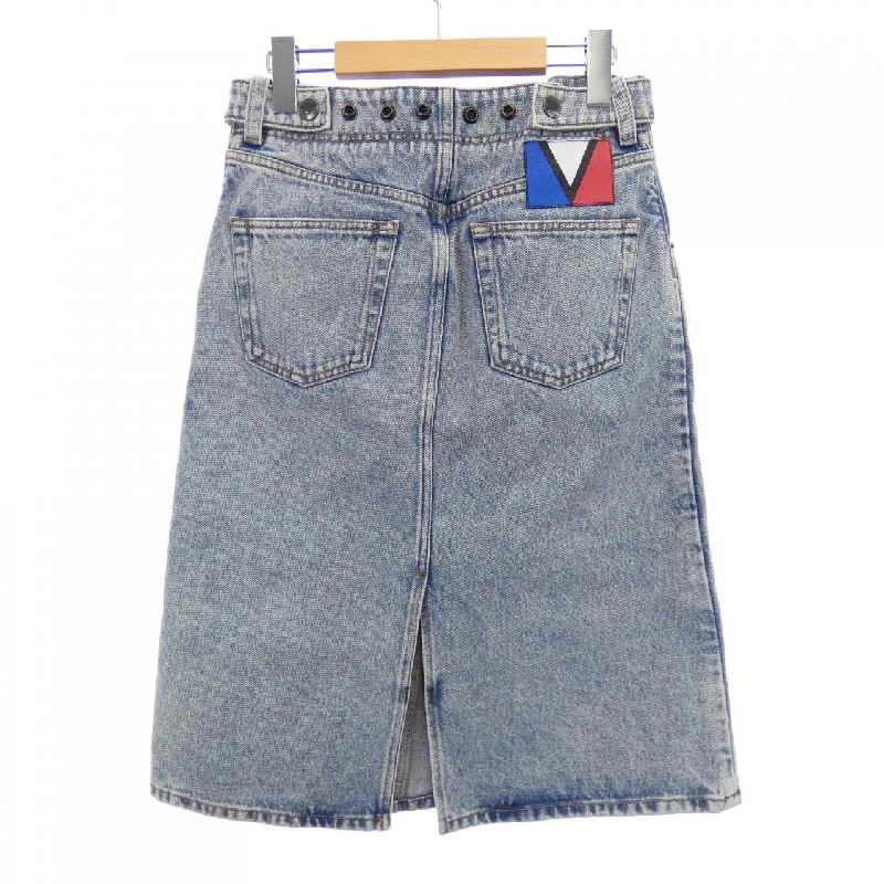 Chân váy denim nhuộm sáng LOUIS VUITTON FPJU18BEA - Hàng hiệu Authentic 810142
