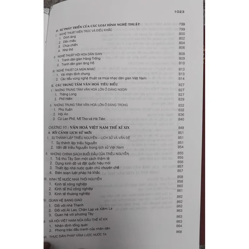 Tiến trình văn hóa Việt Nam từ khởi thủy đến thế kỷ XIX 1020969