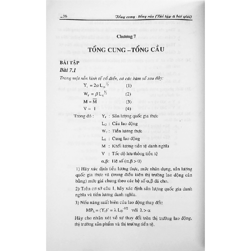 Câu hỏi - Bài tập - Trắc nghiệm Kinh tế vĩ mô 13228