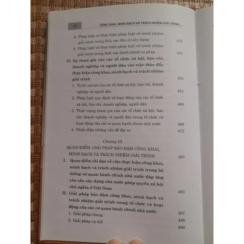 CÔNG KHAI MINH BẠCH VÀ TRÁCH NHIỆM GIẢI TRÌNH CỦA CÁC... 755817