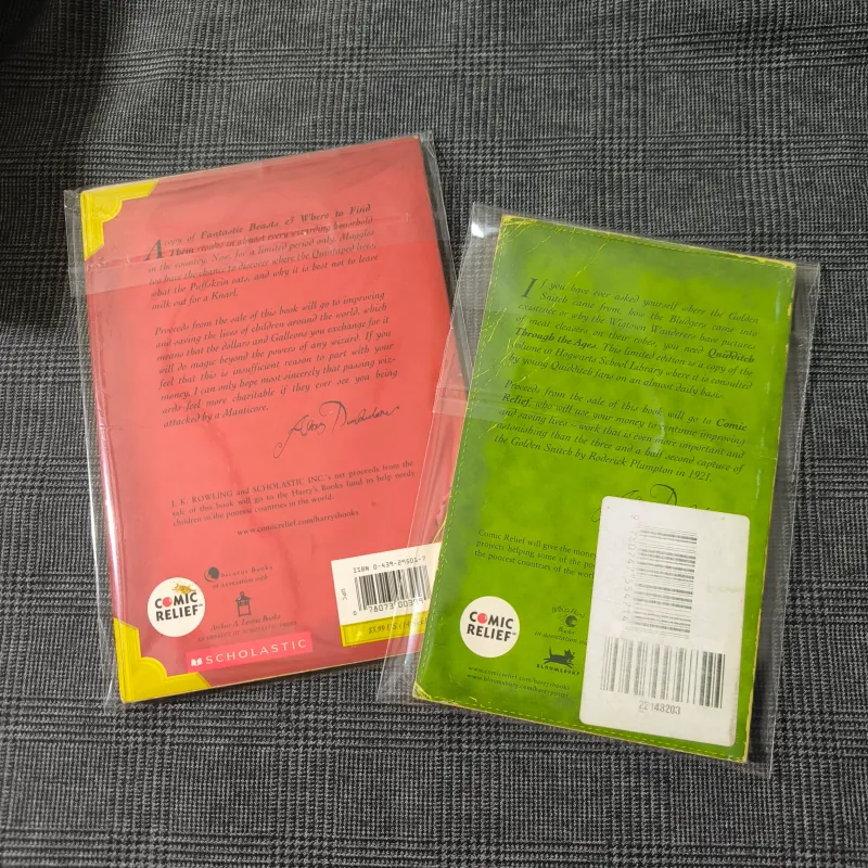 Fantastic Beasts and Where to find them + Quidditch Through The Ages - Harry Potter  786333