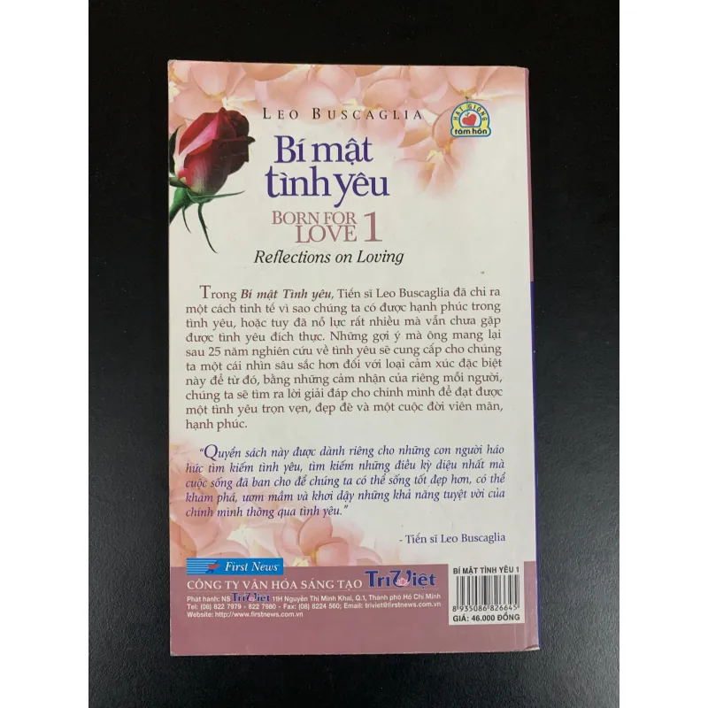 (Sách cũ) Bí mật tình yêu 1 - Born for love 1 - Leo Buscaglia 958489