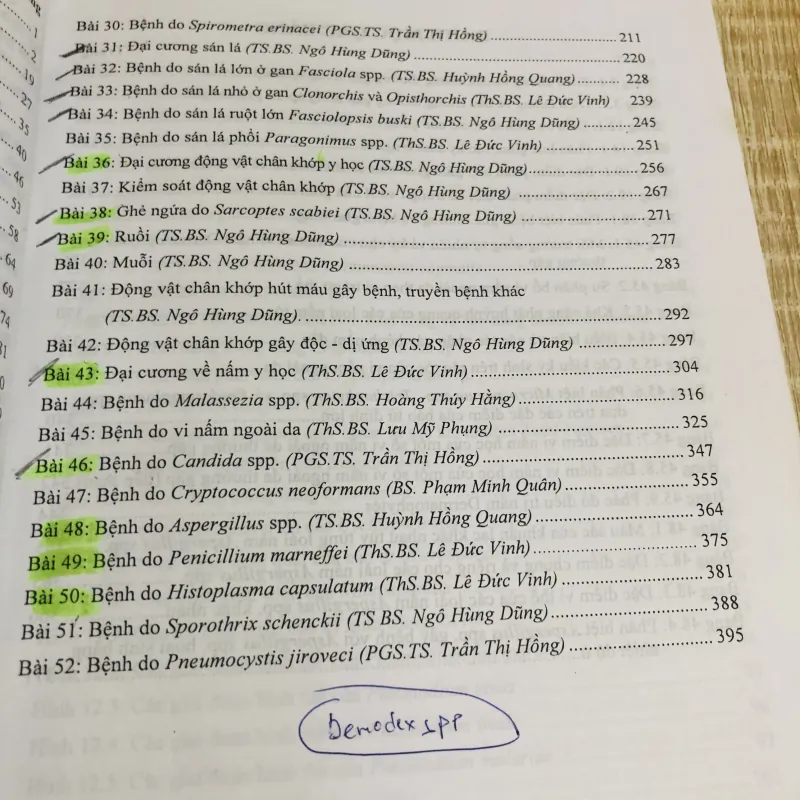 KÝ SINH TRÙNG Y HỌC  996060