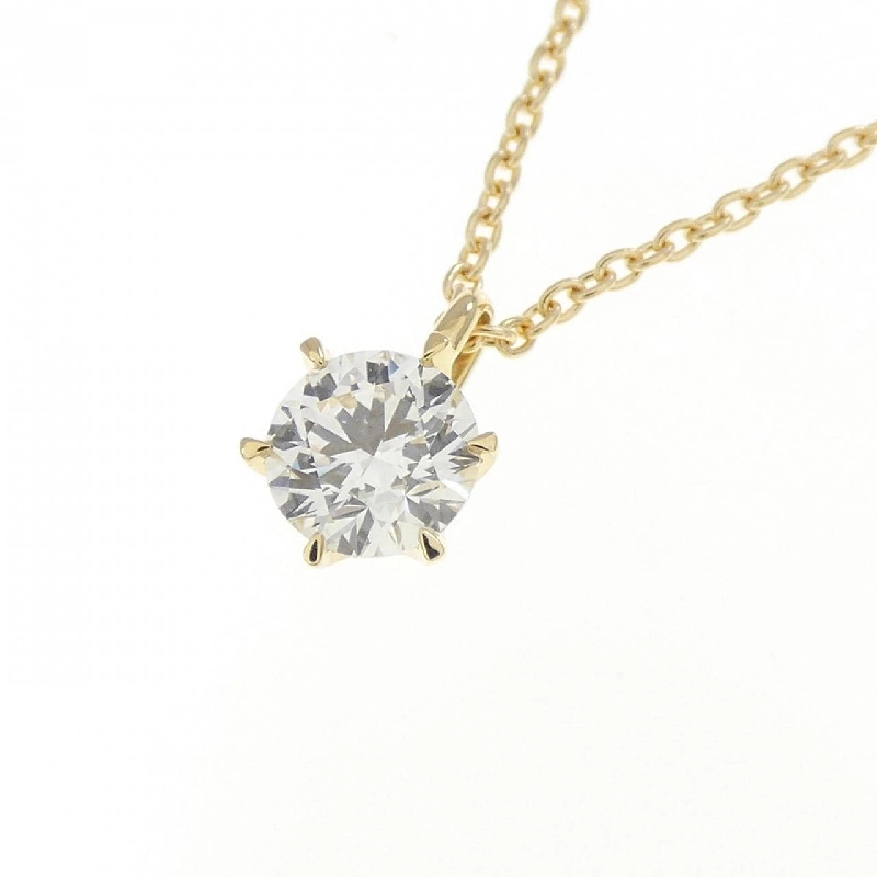 K18YG Dây chuyền kim cương 0.307CT H SI1 EXT H＆C - Hàng hiệu Chính hãng 874186