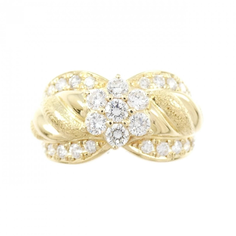 Nhẫn kim cương hoa K18YG 0.71CT - Hàng hiệu Authentic 847192