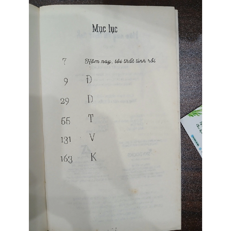 Hôm nay tôi thất tình 549592