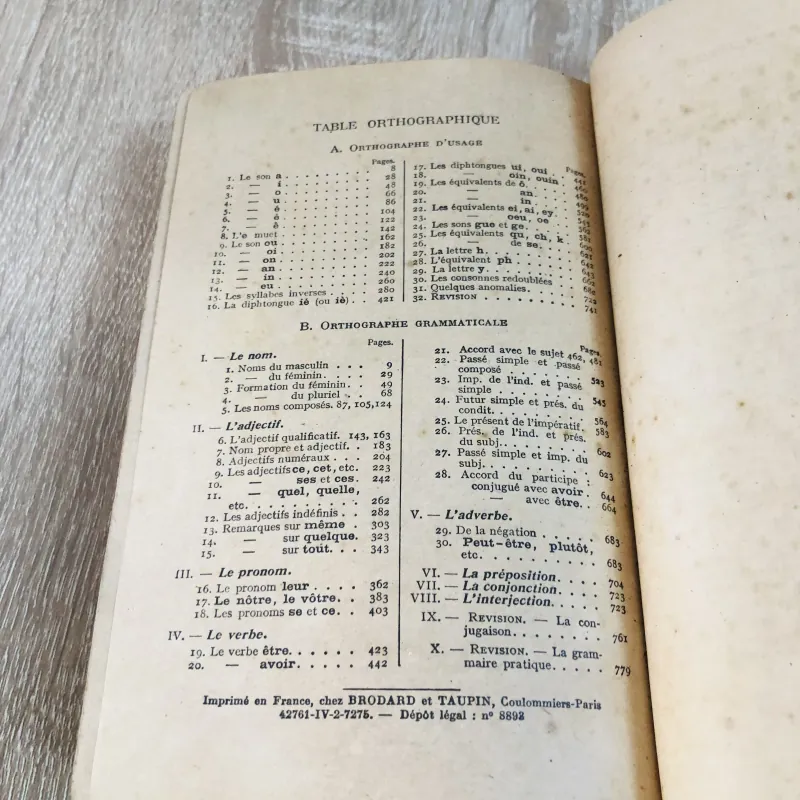 Vocabulaire et Méthode d’Orthographe – Composition Française 971139