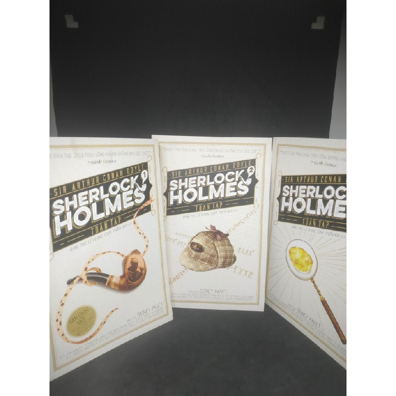 Bộ 3 cuốn Sherlock Holmes (rách gáy) mới 80% HCM2203 37599