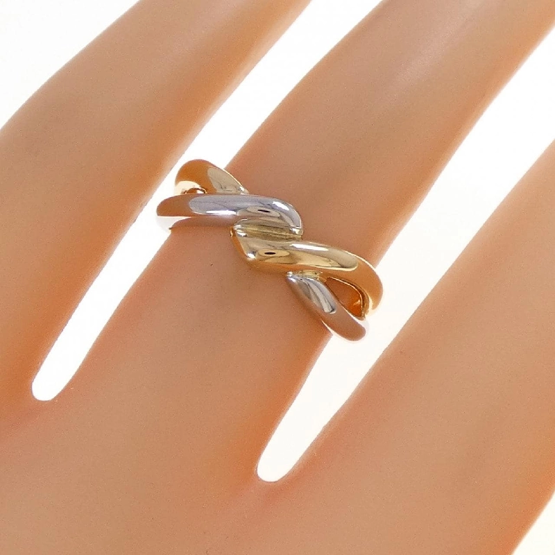 Nhẫn K18YG/PT900 - Hàng hiệu Authentic 848467