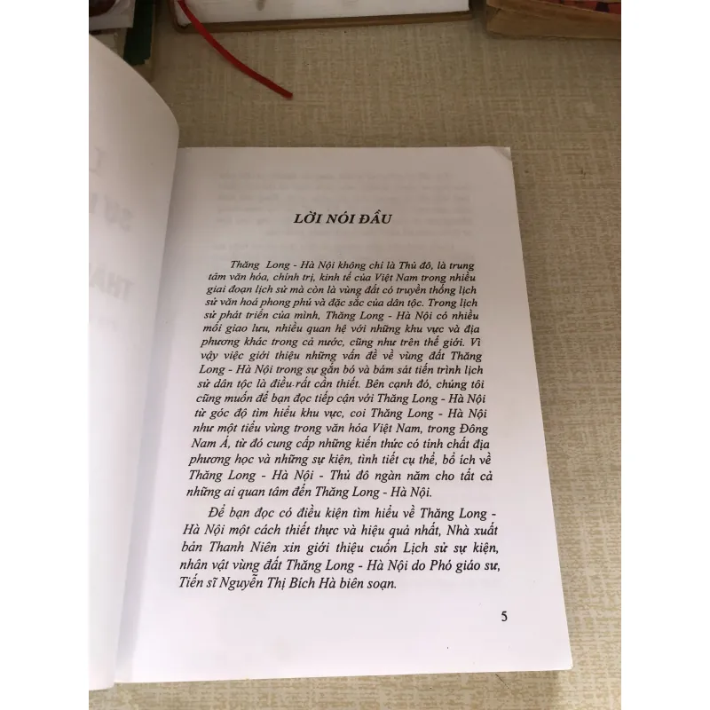 Lịch sử, sự kiện,nhân vật Vùng đất Thăng Long Hà Nội-PGS.TS Nguyễn Bích Hà 961641