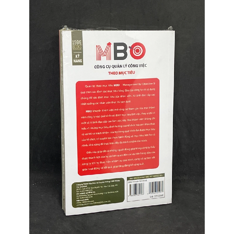MBO Công Cụ Quản Lý Công Việc Theo Mục Tiêu - Furukawa Hisataka,Ikeda Hiroshi,Yanagisawa Saori new 100% HCM.ASB1205 342317