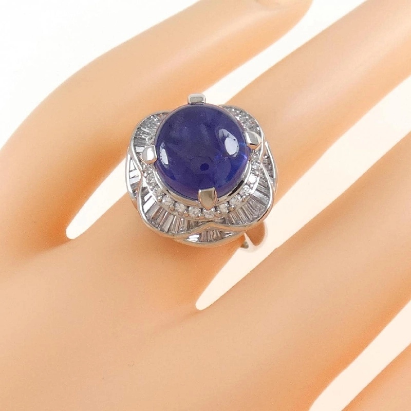 Nhẫn ngọc sao PT900 10.82CT 673497